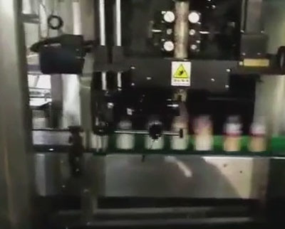 高速牛奶套标机